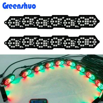 China 12/16 Pods Multi Color RGB Hunting Underglow Neon Light Kits Car Led Rock Lights For Offroad Truck Boat GS-Rock-hunting for sale