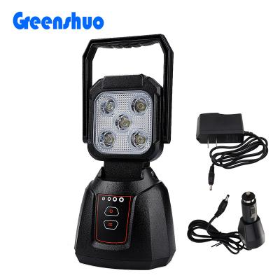 China Wholesale Die Casting Aluminum Housing Rechargeable 12/24v Led Flood Light Portable WorkLight With Emergency Magnetic Low Light for sale