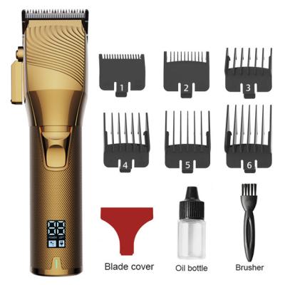 China Hotel Gold Hair Clippers Hairdresser Barber Cortadora Pelo Hair Cutter Price Salon Hair Trimmer Clippers Cheap for sale