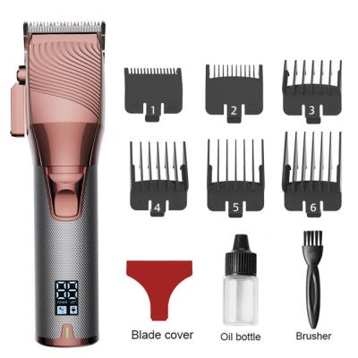 China Electric Profesional Hotel Hair Clipper Barber Hair Trimmer Zero Gap Clippers Cutter cortadora de pelo for sale