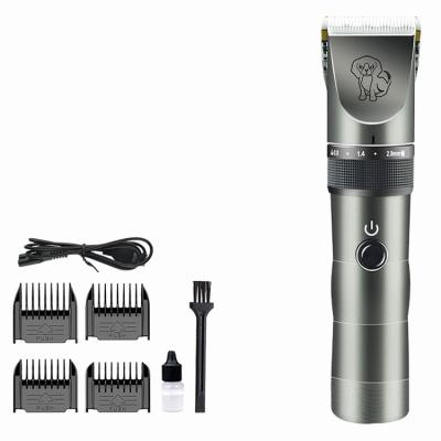 China Viable Low Noise Electric Dog Clippers Pet Hair Cutters Grooming Trimmer Dog Clippers for sale