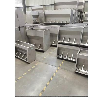 China Cultivates the latest design automatic feed chute large feed trough stainless steel trough for sale