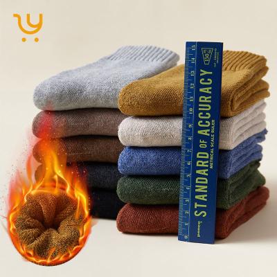 China Antibacterial Winter Warmer Women Thicken Wool Thermal Cashmere Socks Velvet Snowfall Boots Floor Knocks Women To Mow Sets for sale