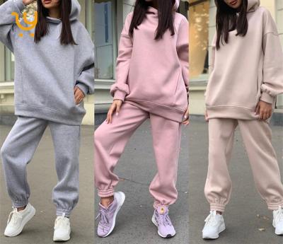 China Wholesale Breathable Two Piece Tracksuit Women Jacket Set Pant Sweat Suit Matching Sets for sale