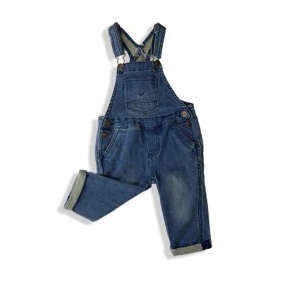 China Overall Comfort Kids Jeans Girls Denim Overalls Jeans Pants Kids Woven OEM Overalls for sale