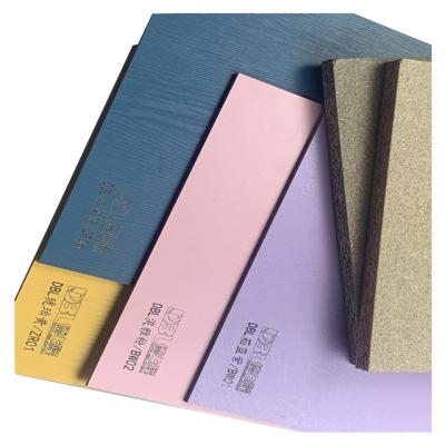 China Modern DBL Panel Laminated Panel LSB Melamine Laminated OSB Panel 4x8 9mm 12mm 18mm /DBL Gulf Bule/ZR06 for sale