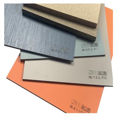 China Modern DBL panel chipboard/LSB colors melamine OSB laminate sheet/DBL Orange/PW01 for sale