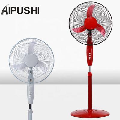 China Solar / DC Electric Household Solar Fan /Battery /Rechargeable POS DC 12v Appliance 16inch 18inch With Led Lamp. à venda