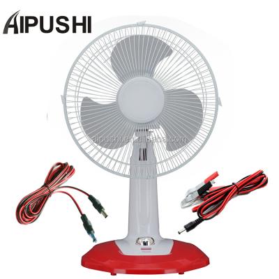 China new product 12inch fan 12 inch 12v ac dc solar rechargeable table fan backup left solar usb fan for sale