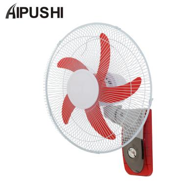 China Hotel 16 3/5 Inch 12 V Blade Fan Plastic Sscillating Wall Mounted Fan Industrial DC Household 3/5 With Remote Control for sale