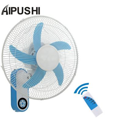 China Solar/Battery/Electric/DC/Solar Mounted Home Appliance Cooling Fan 12v 16Inch Rechargeable Solar DC Fan With Remote Control for sale