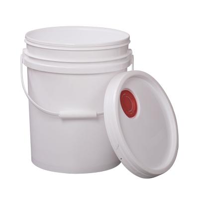 China PE Wholesale 350ml 500ml 700ml PP Clear White Take Out Food Popcorn Package Plastic Bucket With Handle Lid for sale