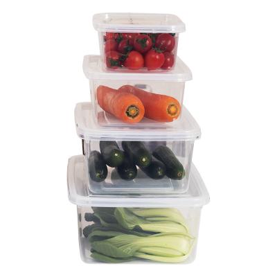 China Freshness Preservation Household Essential Collapsible Storage Organization Box Snack Container Plastic Home And Kitchen Food Storage Container Sets for sale