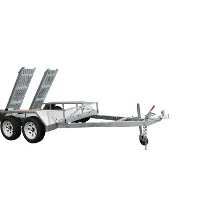 China Mini Good Double Transport Axle Trailer Equipment and Tool Prices for sale