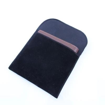 China Custom High-Grade Leather Jewelry Storage Pouch Flip Envelope Flip Envelope Jewelry Pouch Dustproof Bag for sale