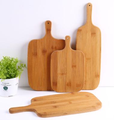 China Justa New Arrival 4pcs Sustainable Kitchen Organic Bamboo Cutting Board Set Serving Board Set For Home And Kitchen for sale