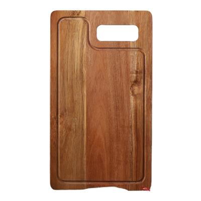 China Amazon Sustainable Acacia Premium Professional Charcuterie Board Blocks Hardwood Cutting Board Cutting Food for sale