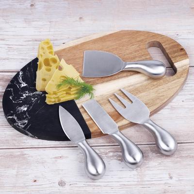 China Eco - Friendly Big Sustainable High Quality Wooden Chopper Cheese Slate Board With Rostone for sale