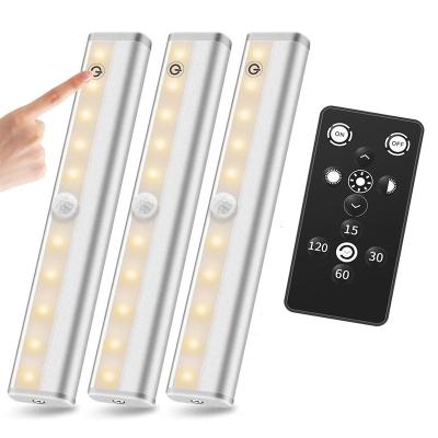 China Modern Remote Control Smart Under Cabinet Light Usb Charging Timmer Positioning Sensor Dimmable Sideboard Light for sale