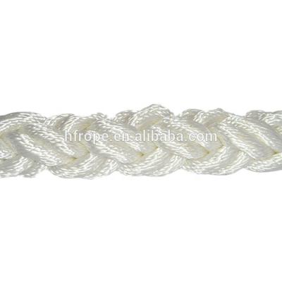 China Polyamide Marine Mooring Rope Nylon Braided Mooring Rope 8 Strand Nylon Rope for sale