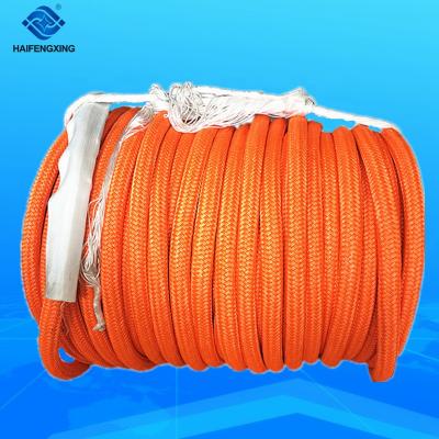 China Mooring Rope Supplies Marine Double Braided Mooring Rope Nylon Rope 90MM for sale