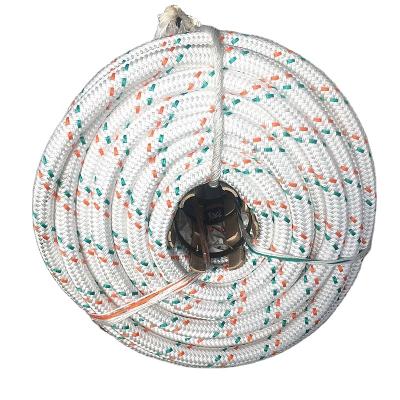 China Fishing Nylon Braided Rope Marine Mooring Rope 66MM Double for sale