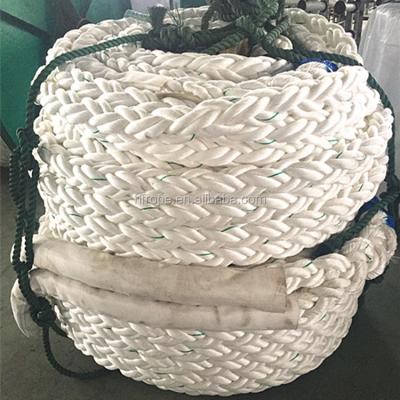 China Mooring Rope 8 Strand Polypropylene Mooring Lines PP Rope For Boats for sale