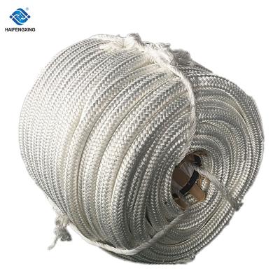 China Mooring Rope Double Braided Line 100% Polyester Sailing Rope for sale