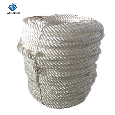 China Mooring Rope 12mm 3 Strand Polyamide Rope Lead Rope for sale