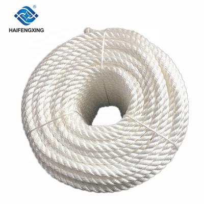 China Mooring Diameter 24MM 3 Strand Polypropylene Monofilament Rope for sale