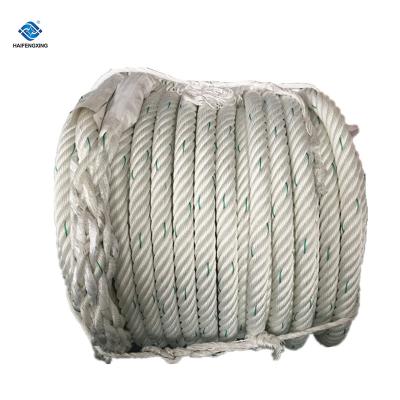 China Mooring 6 Strand Monofilament Rope 60mm Nylon Compound Rope Atlas Marine Rope for sale