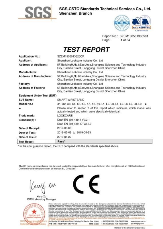 CE - Shenzhen Singsong Technology Co., Ltd.