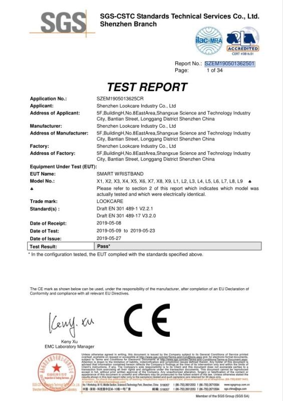 CE - Shenzhen Singsong Technology Co., Ltd.