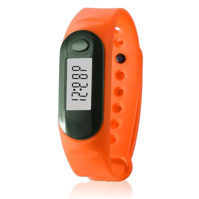 China New Factory OEM Multi Colors 3D Pedometer Watch Day/Date Steps Distance Cal Silicone Sport Digital Watch for sale