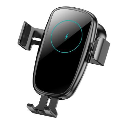 China Cell Phone 15W Qi Car Phone Holder Wireless Charger for sale