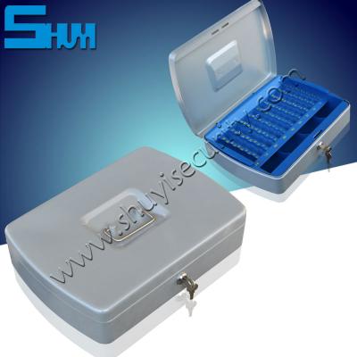 China portable safe box with key lock cash box can keep euro KS-300CBE for sale