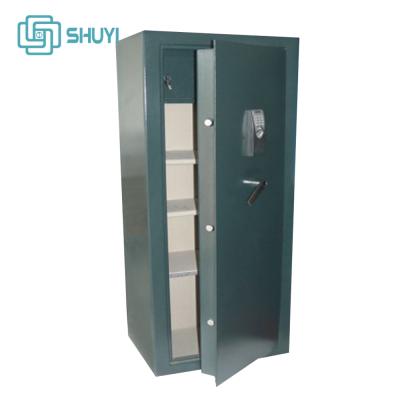 China Best OEM Security Lock Safes Large Heavy Duty Steel Rated Electronic Gun Cabinet With L-Handle for sale