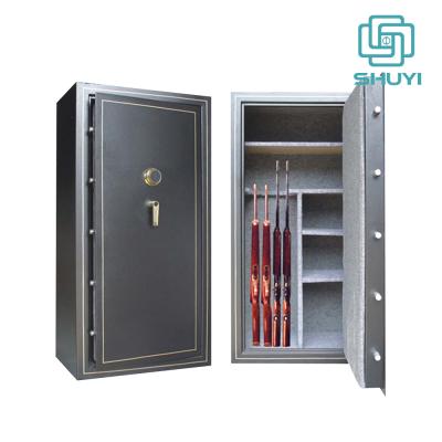 China Best Rated Heavy Duty Steel Biometric Fireproof Gun Safes For Home for sale