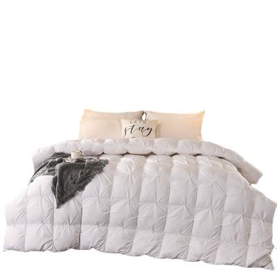 China Sustainable 100% Organic Cotton Shell Filling Luxury Duck Feather Duvet Inner Full/Queen Size 4 Season Duvet Insert for Bedding for sale