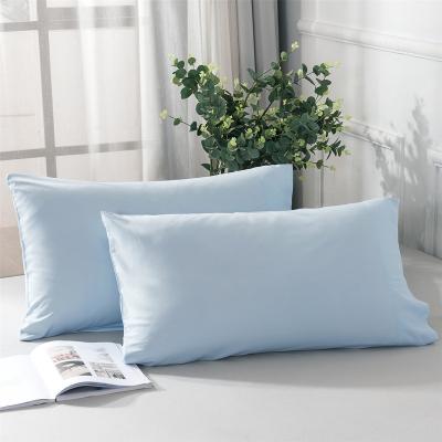 China Anti-Static Bed Linen Soft 100% Microfiber Solid Color Wholesale Luxury pillowcase for sale