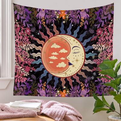 China Plain 100% cotton woven blankets high quality gobelin tapestry portrait and landscape pattern tapestry for sale