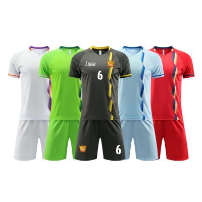 China Factory Direct Custom Wholesale Football Uniform Kits Soccer Jersey Sets Set For Clubs for sale