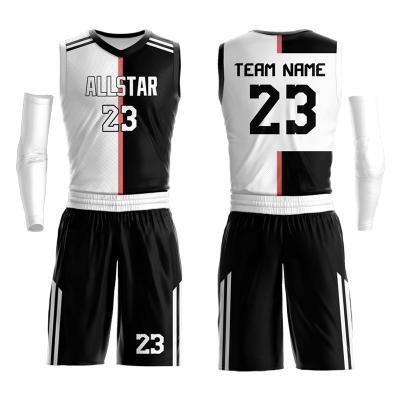 China Low MOQ Breathable Cheap Digital Sublimation Printing Custom All Star Basketball Jersey for sale