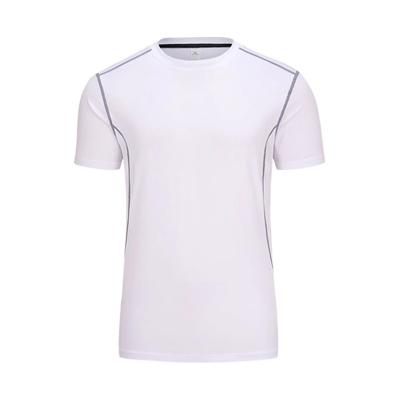 China Best Selling White Gym Fitness Men's Fitness Quick Dry T-shirt Yoga Wear Training Breathable Sportswear Sportswear for sale