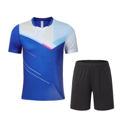 China Sets wholesale custom high quality unisex badminton tank top tennis wear training clothes for sale