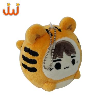 China Key Chain Plush Toys Pom Poms Key Ring Accessories Promotional Gifts New Small Animal Cat for sale