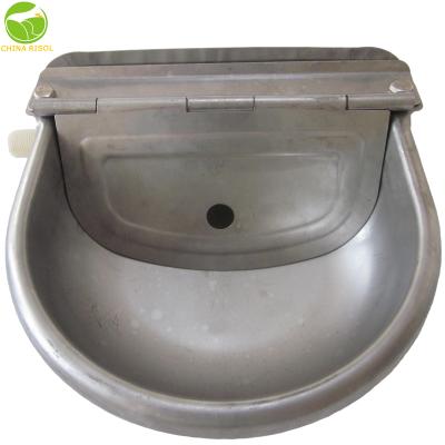 China Durable Cattle Stainless Steel Drinking Water Bowl For Cattle Drinking Bowl for sale