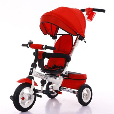 China Carbon Steel Kids Bike 2021 Popular Baby Tricycle 360 ​​Spin Seat Wheels Suitable For 1-8 Years Old Child Tricycle Baby Tricycle for sale