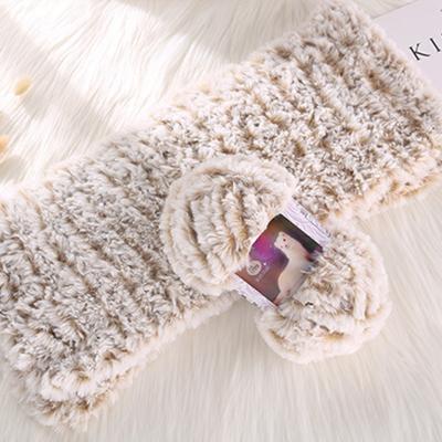 China Low MOQ Anti-pilling Fancy Bulky 100% Polyester Knit Faux Fur Hand Crochet Yarn Hats Scarf Fluffy Cozy Blanket for sale