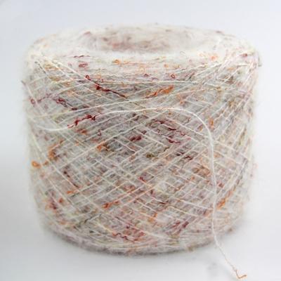 China Space Dyed Yarn New Product Space Dyed Yarn 2021 Crochet Hand Knitting 1ply 59% 25% Polyester 16% Acrylic Nylon Fancy Yarn 500g/Roll for sale